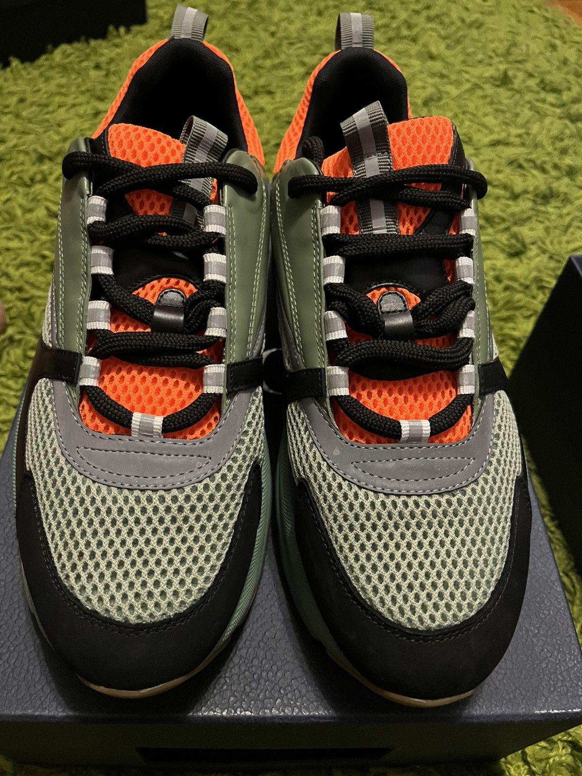 Dior Dior B22 ‘Orange/Green/Black’ Size US 10 / EU 43 - 9 Thumbnail