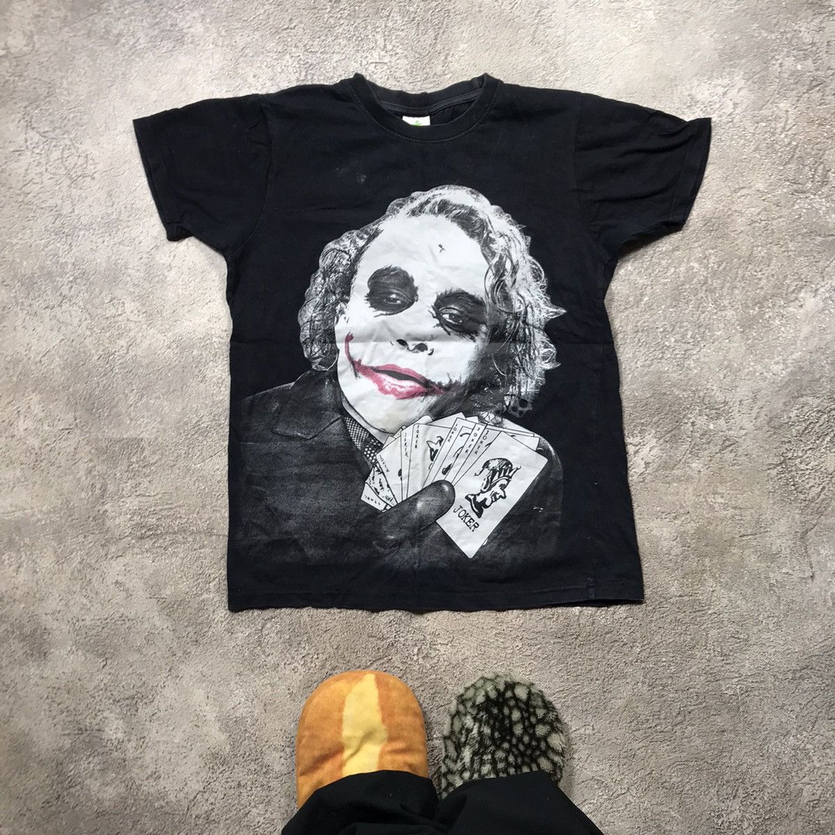 Vintage Vintage 90s Joker Graphic Tee Dark Grunge Streetwear Faded S Size US S / EU 44-46 / 1 - 1 Thumbnail