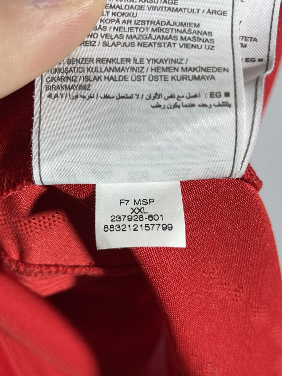 Nike × Vintage Manchester United Nike Vintage Y2k Streetwear Football Shirt Size US XXL / EU 58 / 5 - 15 Thumbnail