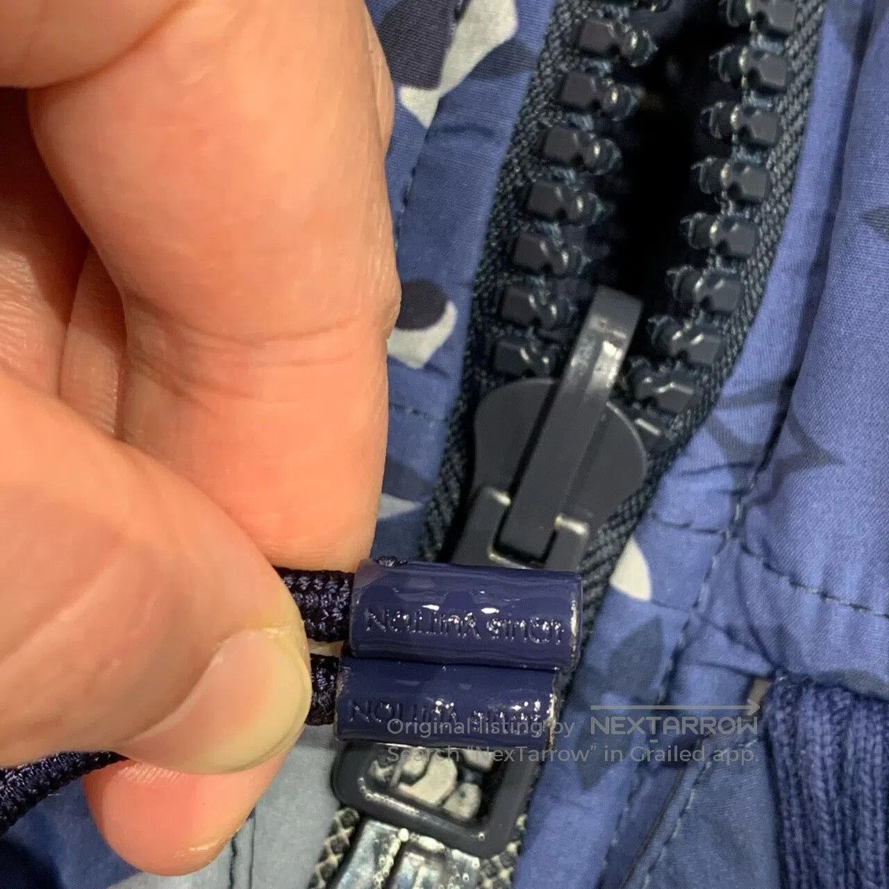 Louis Vuitton blue camouflage reversible quilted jacket. Size US L / EU 52-54 / 3 - 9 Thumbnail