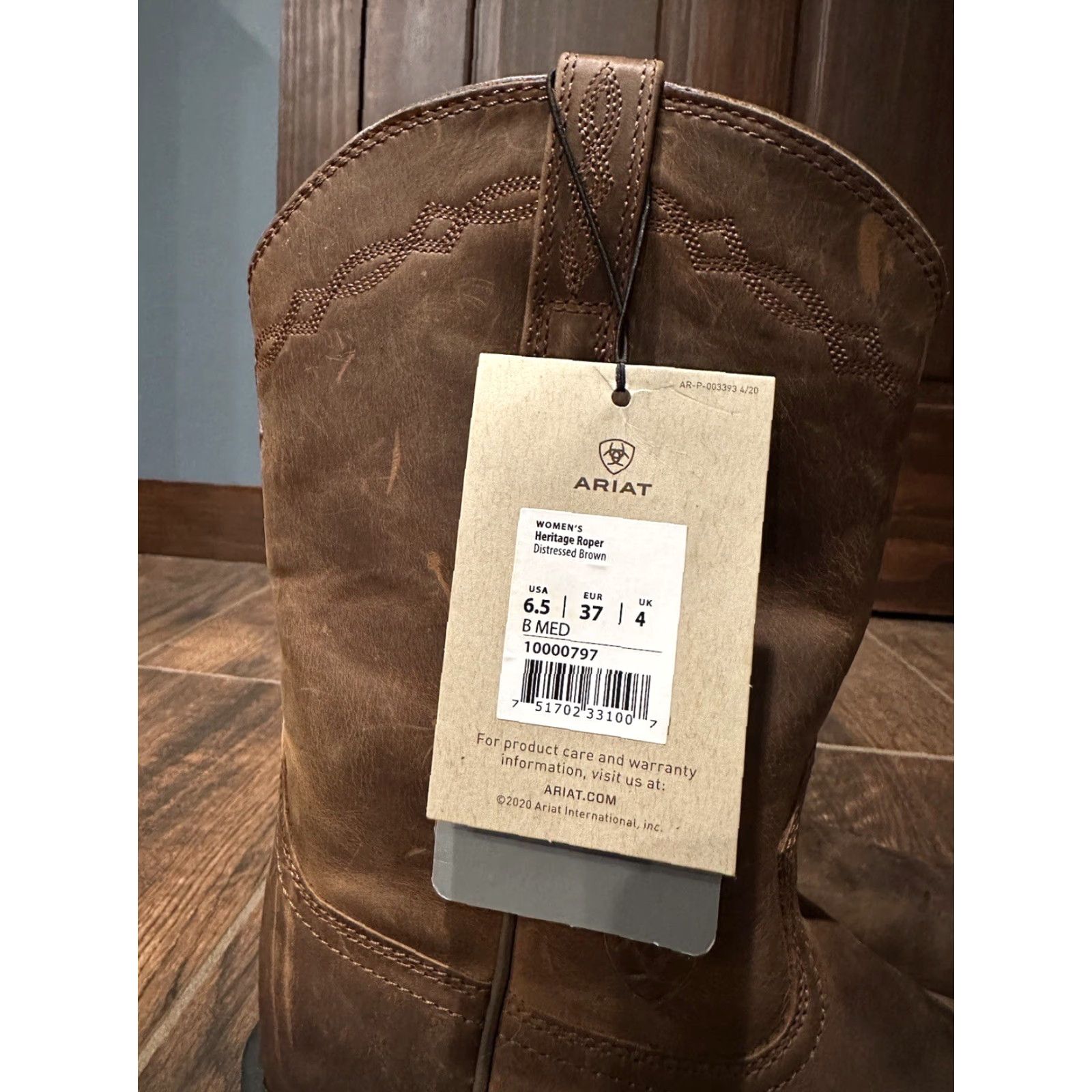 Ariat Ariat Women’s Heritage Roper Boots Western Brown Size 6.5B Size US 4 / IT 34 - 4 Thumbnail