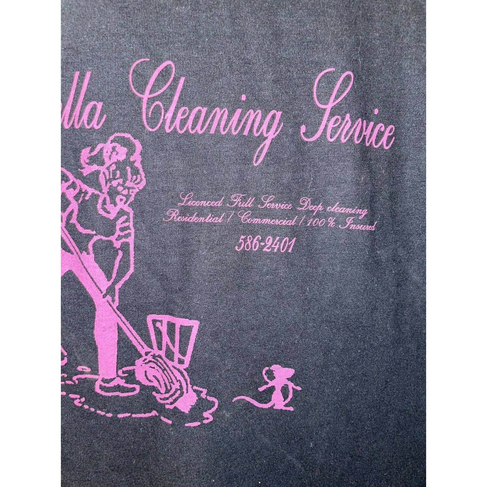 Jerzees Vintage Cleaning Shirt Jerzees Cinderella Service Tee 90s L Size US L / EU 52-54 / 3 - 4 Thumbnail