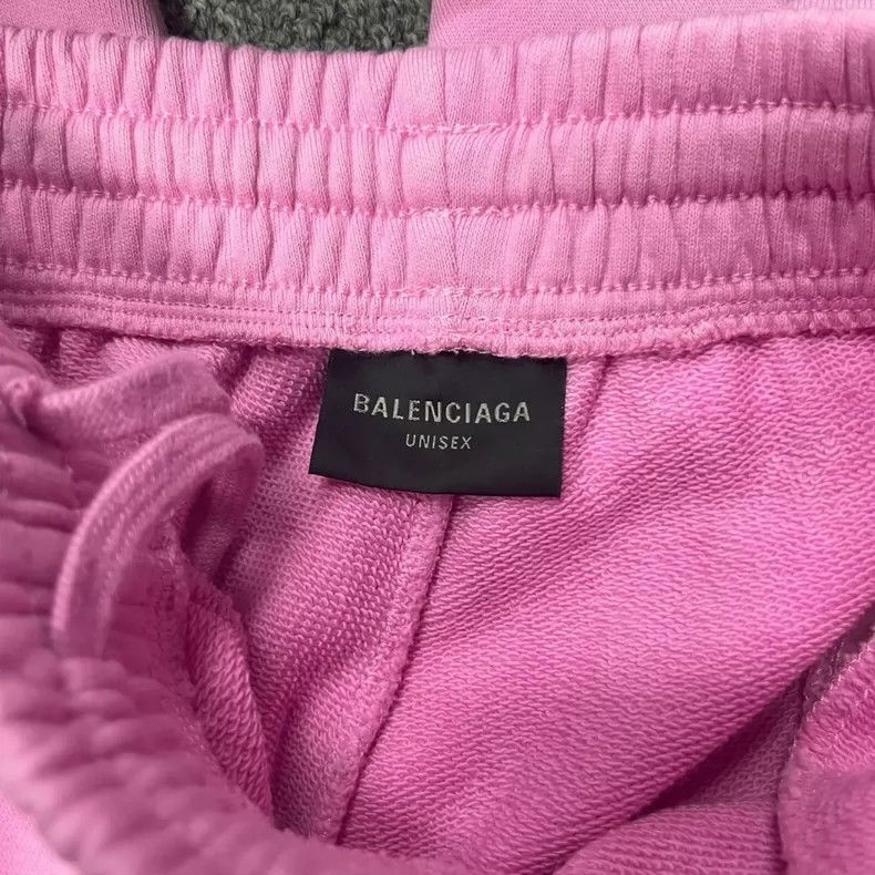 Balenciaga Balenciaga size M Pink Solid Logo Print Midwaist Slacks Size US 26 / EU 42 - 3 Thumbnail