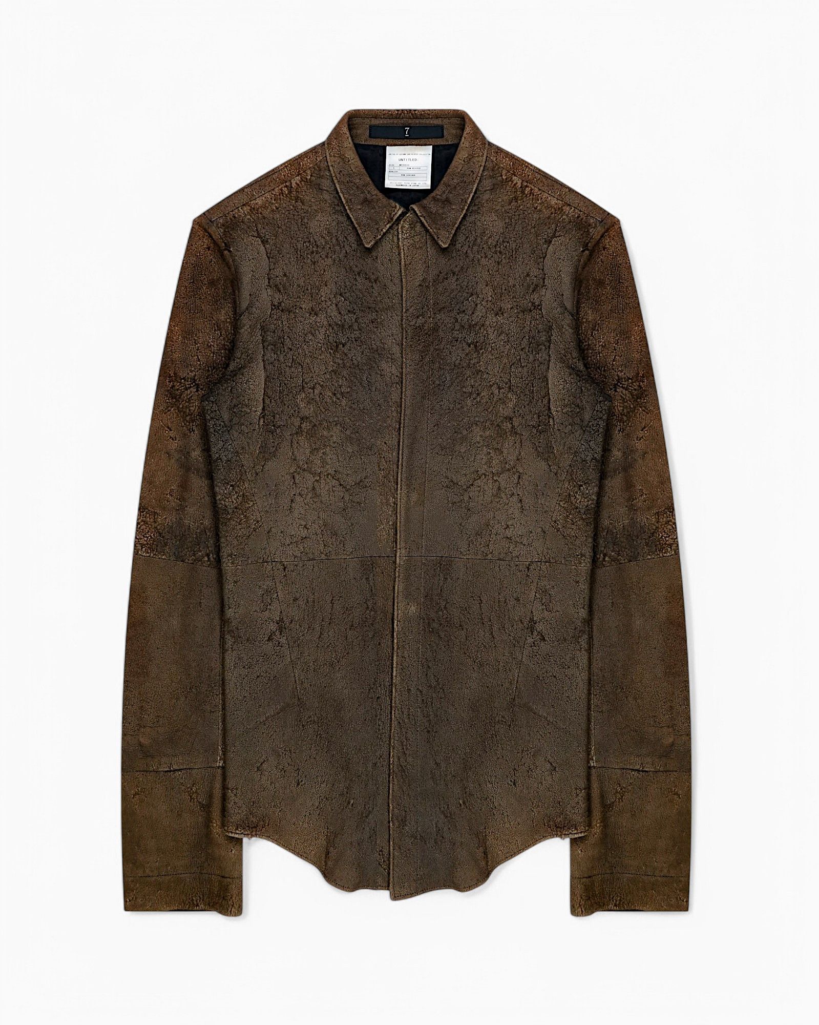 Julius Julius Distressed Ram Leather Jacket - AW07 "Untitled" Size US S / EU 44-46 / 1 - 1 Thumbnail