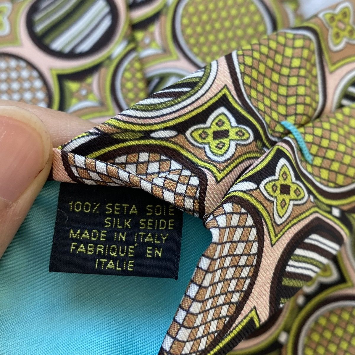Vintage Emilio Pucci silk tie Size ONE SIZE - 5 Thumbnail