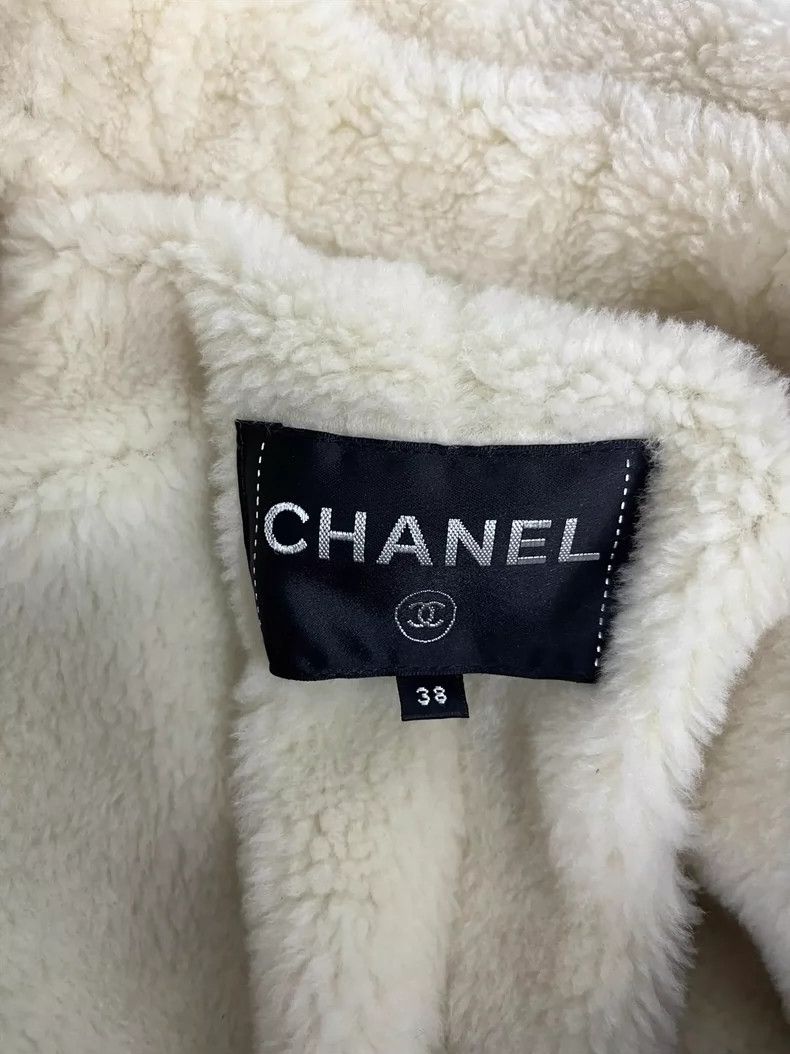 Chanel Chanel Egyptian series lamb wool inner denim jacket Size XS / US 0-2 / IT 36-38 - 4 Thumbnail