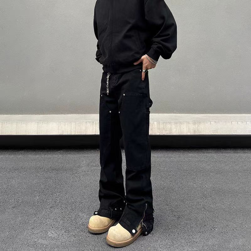 Japanese Brand × Vintage Street vintage punk zipper design lumberjack jeans size 32 Size US 30 / EU 46 - 4 Thumbnail