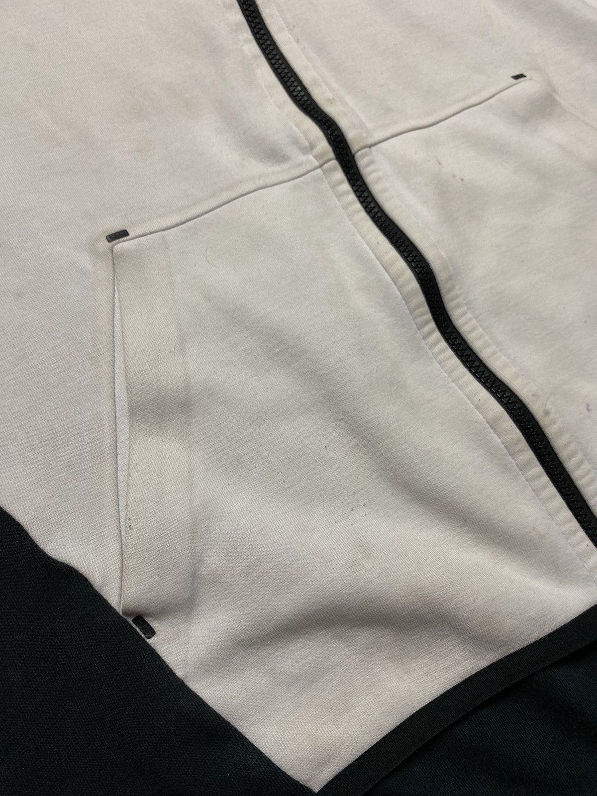 Nike × Vintage Nike tech fleece rare zip hoodie drill style Size US M / EU 48-50 / 2 - 2 Thumbnail