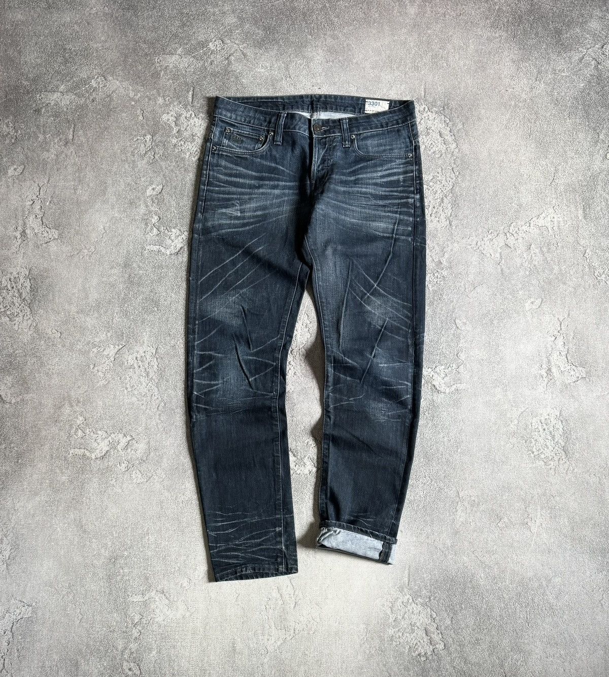G-Star G star raw 31/32 3301 low tapered denim pants jeans trousers Size US 31 - 6 Thumbnail