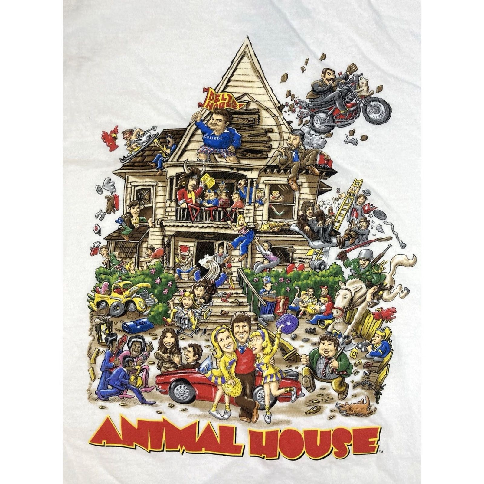 Vintage Funko Animal House Movie Graphic T-shirt Women Small White Short Sleeve Size S / US 4 / IT 40 - 2 Thumbnail