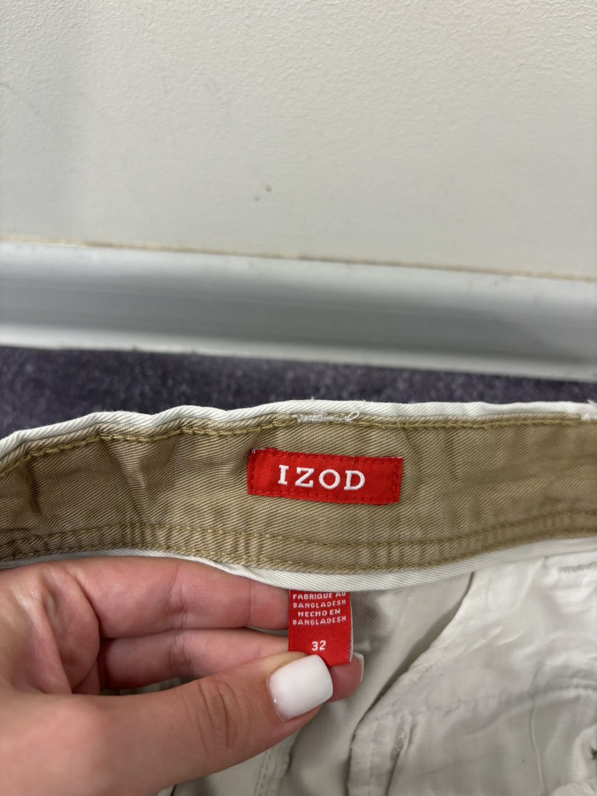 Izod Vintage IZOD 2000s Y2K Hype Utility Military Cargo Shorts Size US 32 / EU 48 - 12 Thumbnail