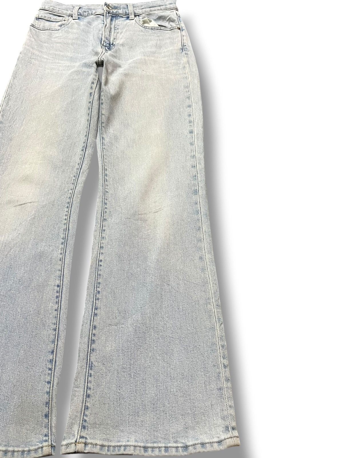 Uniqlo Vintage Uniqlo Flare Faded Grunge Denim Size US 27 - 4 Thumbnail