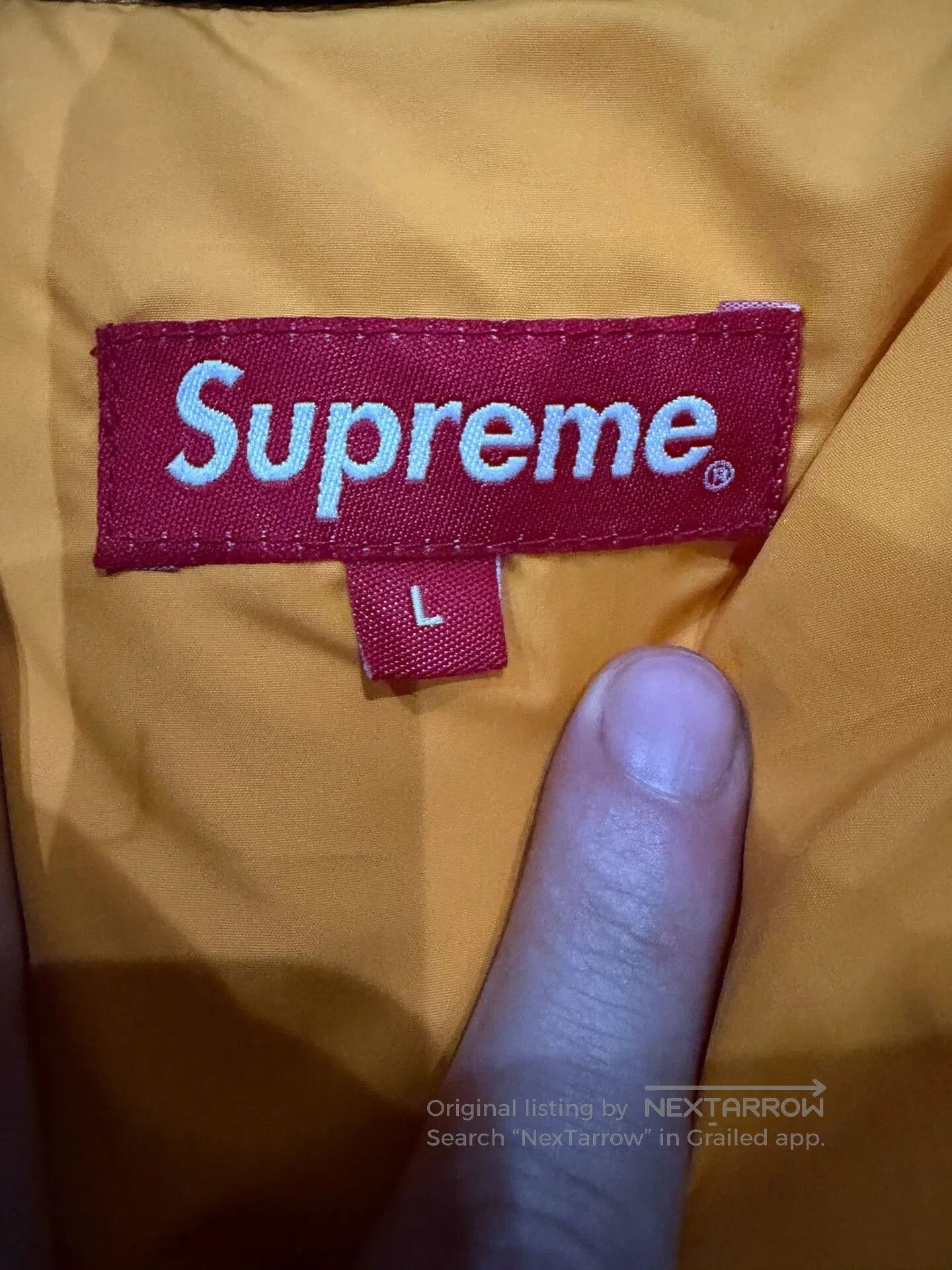 Supreme Supreme 19FW Leather Collar Puffy Jacket. Size US L / EU 52-54 / 3 - 3 Thumbnail