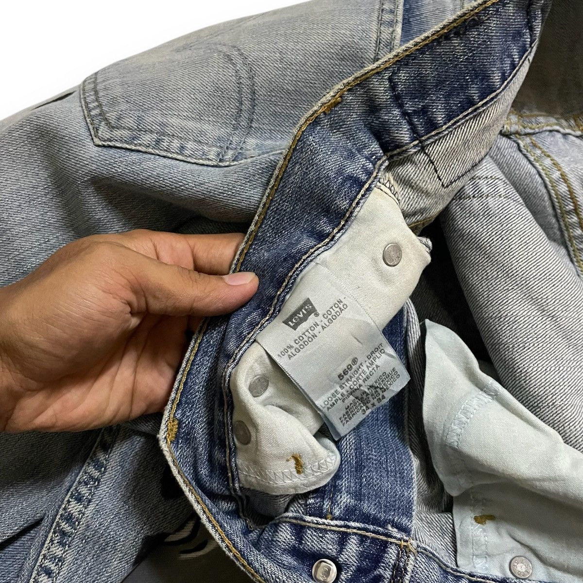 Levi's ORIGINAL LEVIS LOT569 LOOSE STRAIGHTCUT CUSTOM (37×45) Size US 37 - 6 Thumbnail