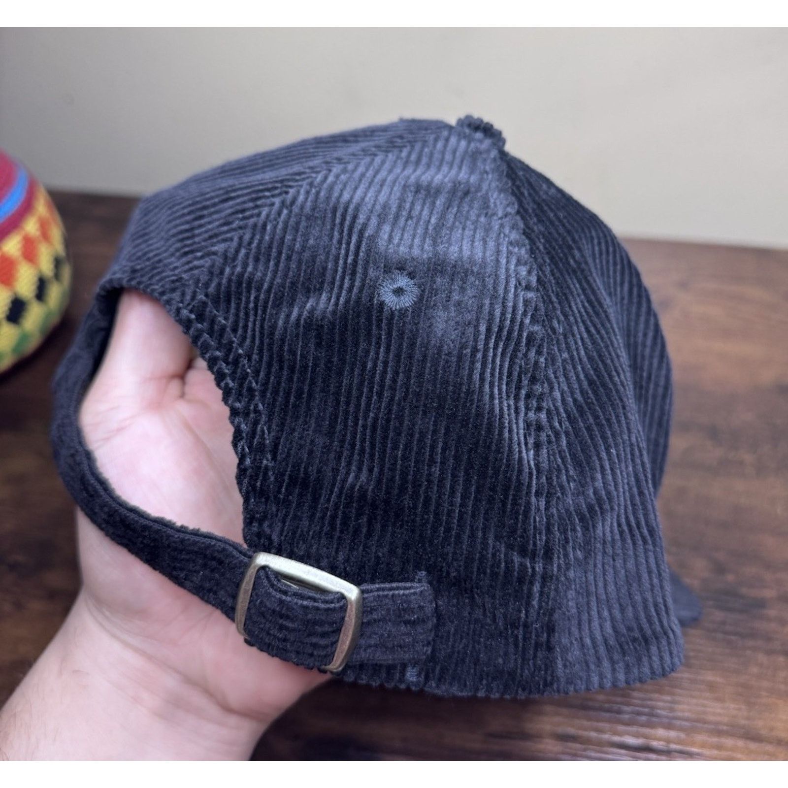 Logo Athletic Vintage Patriots Logo Athletic Corduroy Strapback Hat Size ONE SIZE - 6 Thumbnail