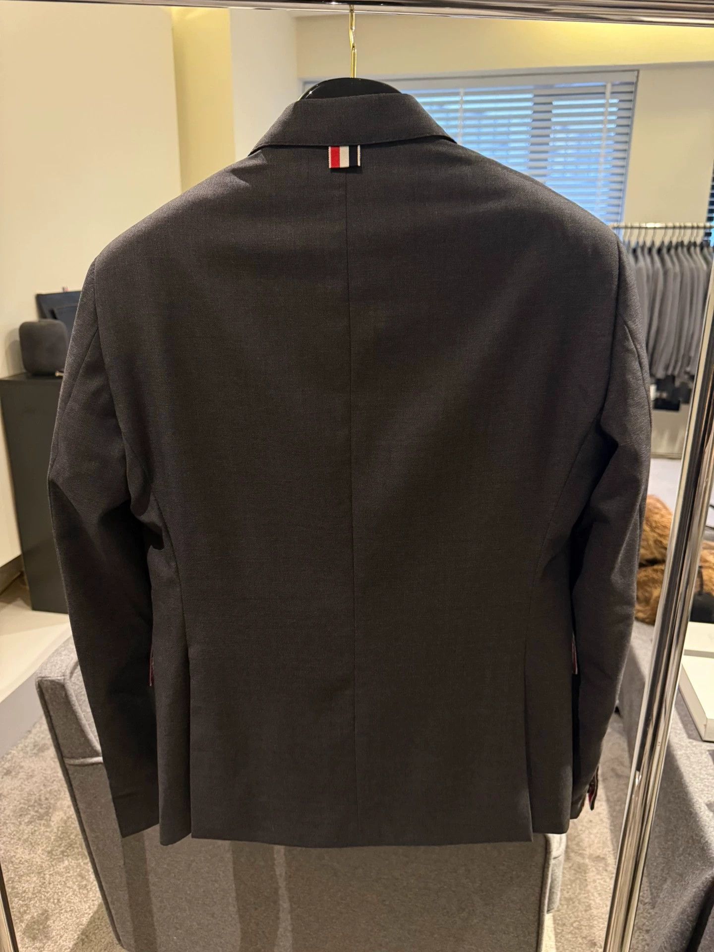 Thom Browne Thom Browne Classic 4-Bar Charcoal Gray Blazer Size 2 Size US M / EU 48-50 / 2 - 2 Thumbnail