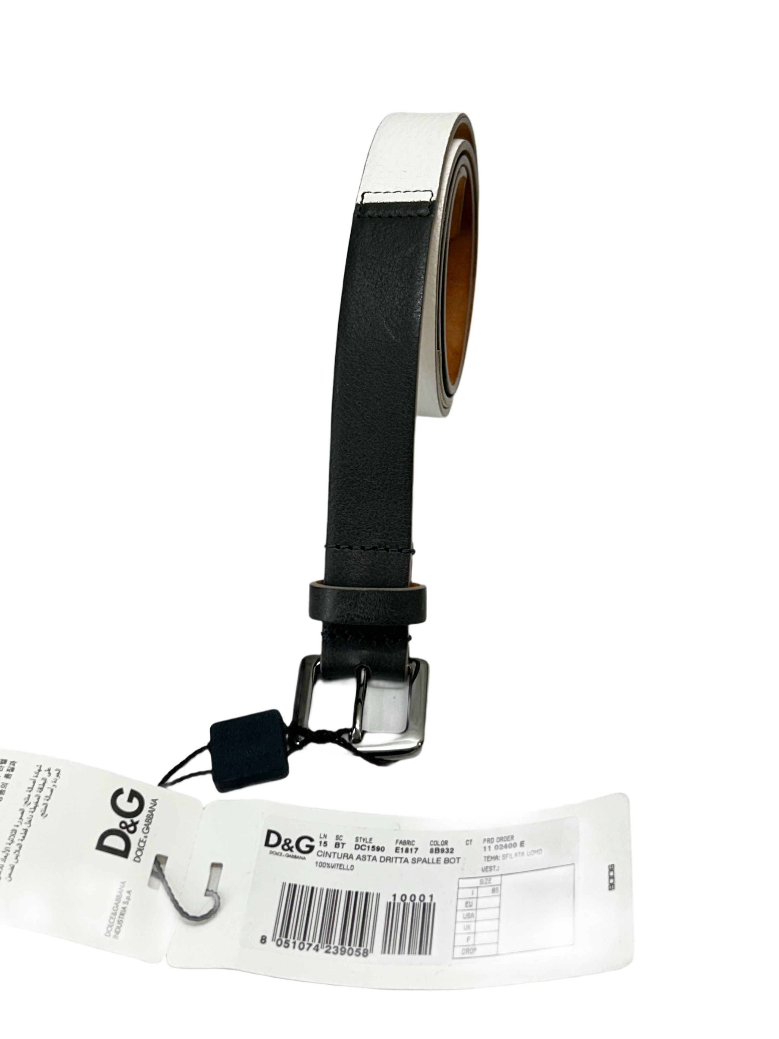 Dolce & Gabbana D&G ( Dolce & Gabbana ) Multi Colour Notch Buckle Belt Size 32 - 3 Thumbnail