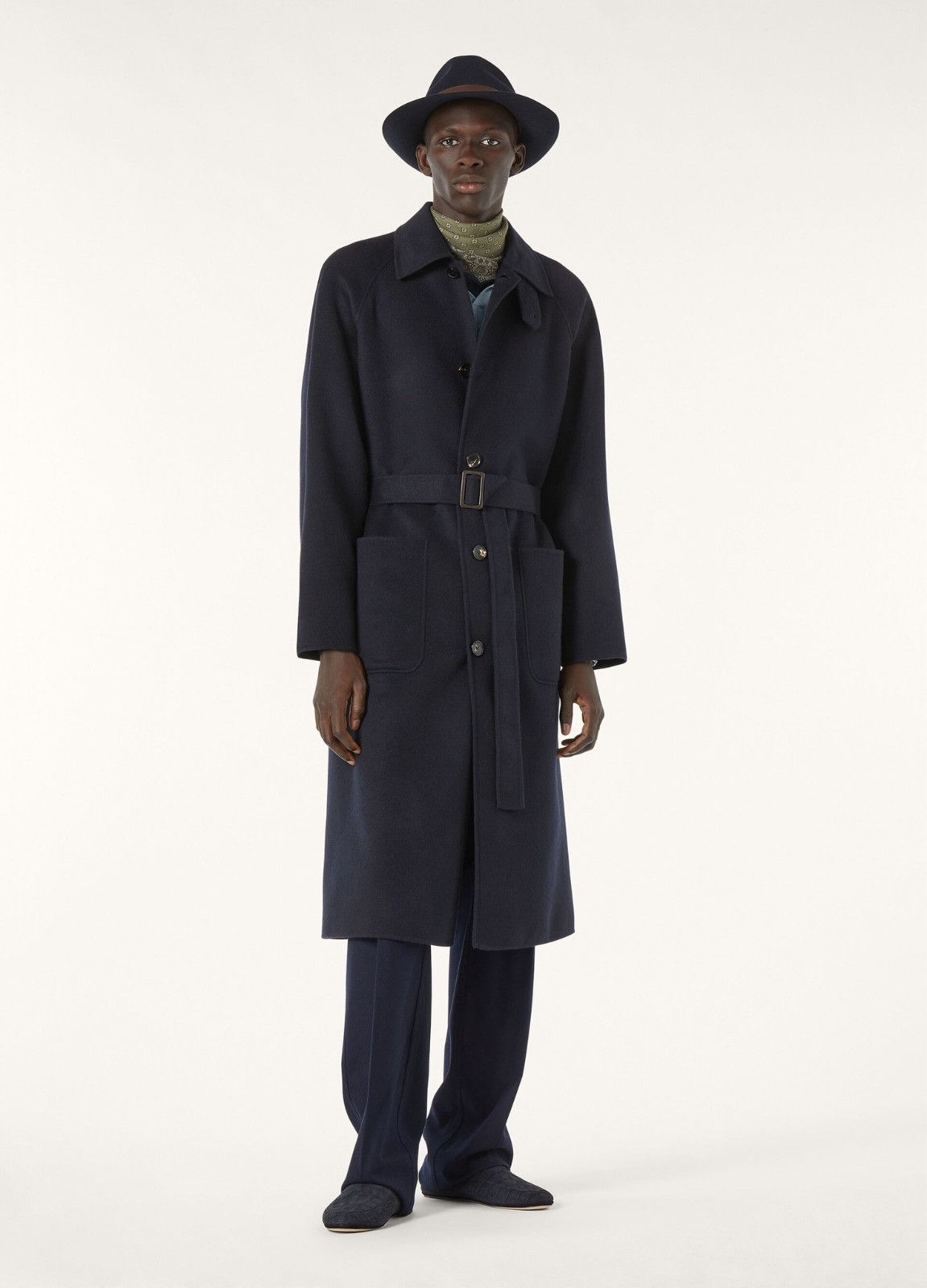Loro Piana o1srvl11e0526 FAP0487 Owen Coat in Blue Size US M / EU 48-50 / 2 - 5 Thumbnail