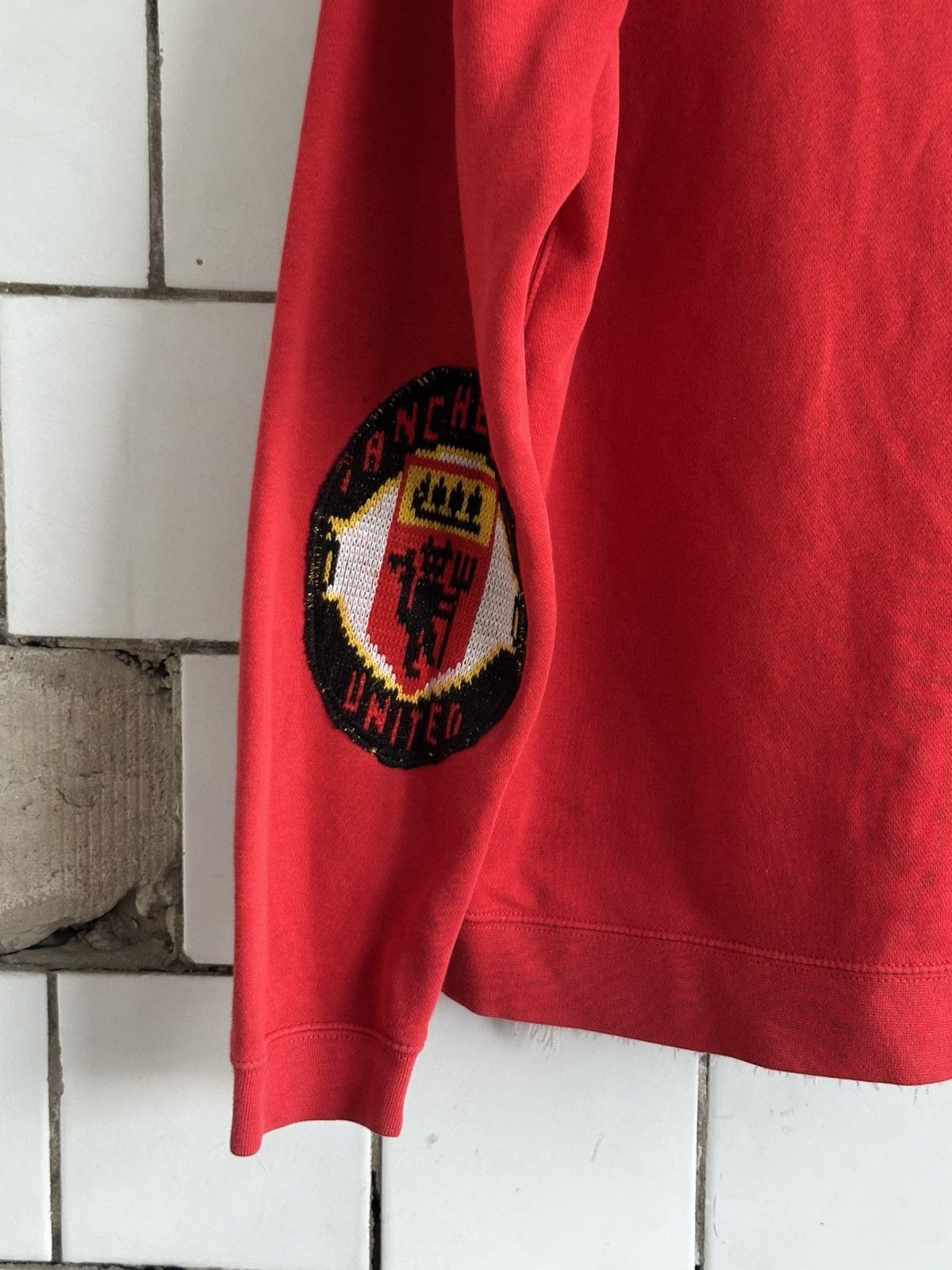 Nike Vintage Japanese Style Nike & Manchester United Custom Zip Size US M / EU 48-50 / 2 - 11 Thumbnail