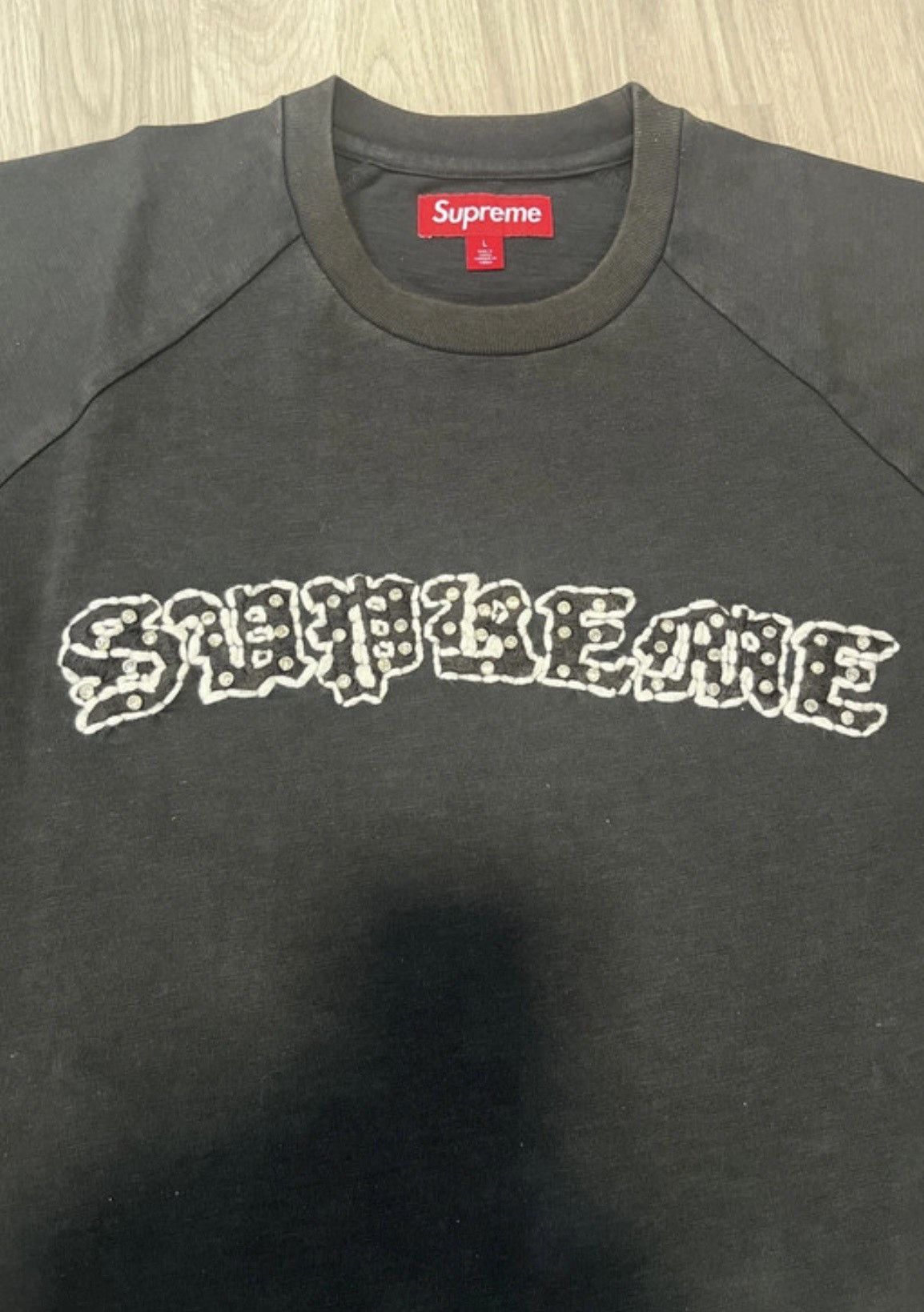 Supreme Supreme Rhinestone Raglan S/S Top Size US L / EU 52-54 / 3 - 1 Thumbnail