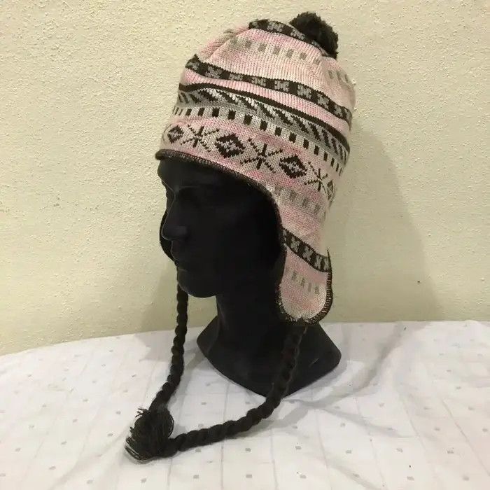 Japanese Brand Japanese Brand FullPrint Beanies Hat Size ONE SIZE - 2 Thumbnail