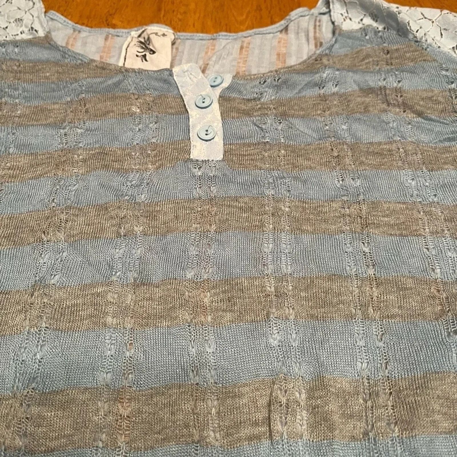 The Unbranded Brand Scrapbook scoop neck mixed print sweater, size 3X. Size 3XL / US 20-22 - 3 Thumbnail