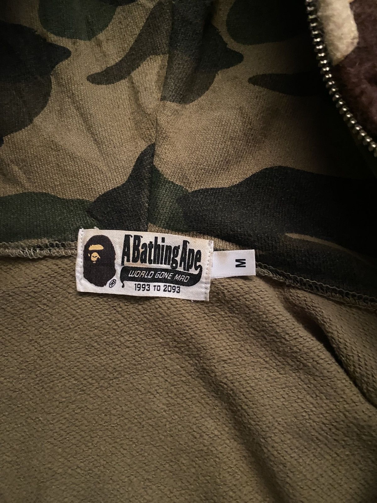 Bape 1st Camo 2nd Ape Full Zip Hoodie Size US M / EU 48-50 / 2 - 4 Thumbnail