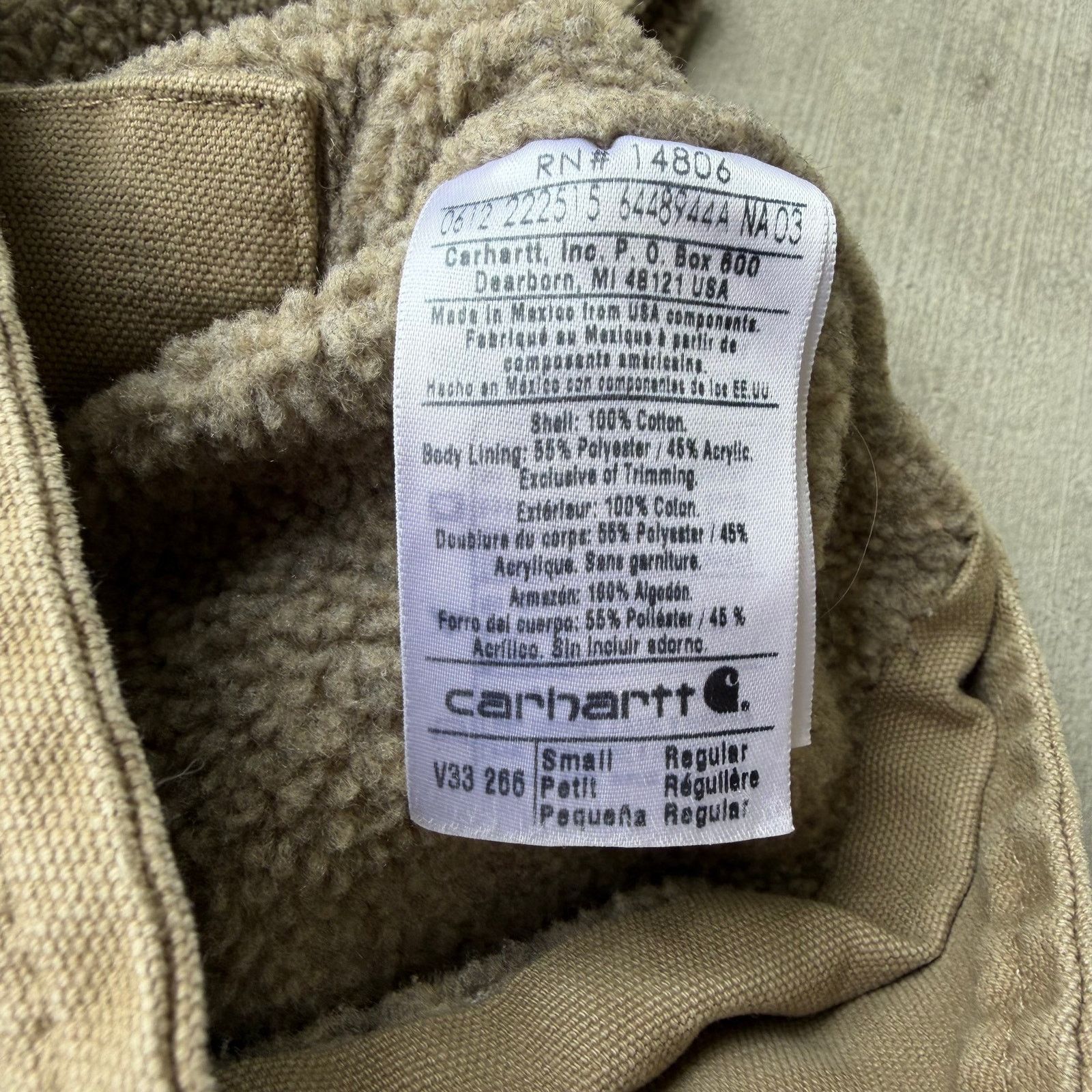 Carhartt × Vintage Carhartt V33 brown work wear vest Size US S / EU 44-46 / 1 - 3 Thumbnail
