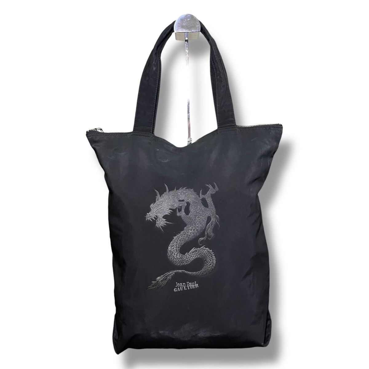 Jean Paul Gaultier RARE Jean Paul Gaultier Dragon Tote Bag Nylon Size ONE SIZE - 3 Thumbnail