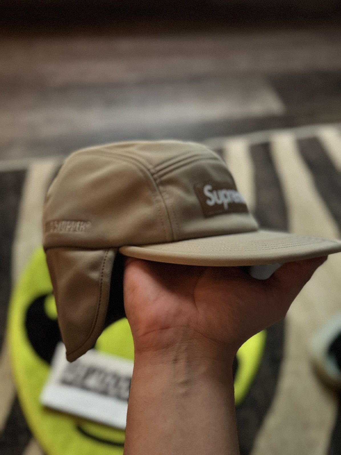 Supreme Windstopper Earflap Camp Cap Taupe Size ONE SIZE - 4 Thumbnail