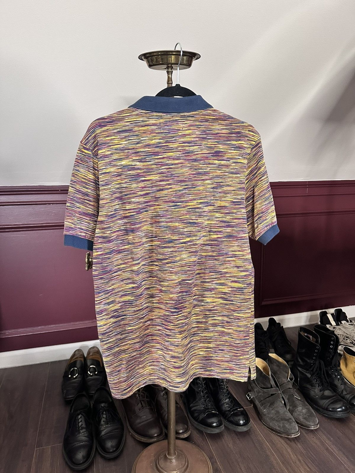 Palace Space yarn “Palace Jeans” embroidered polo shirt Size US S / EU 44-46 / 1 - 7 Thumbnail