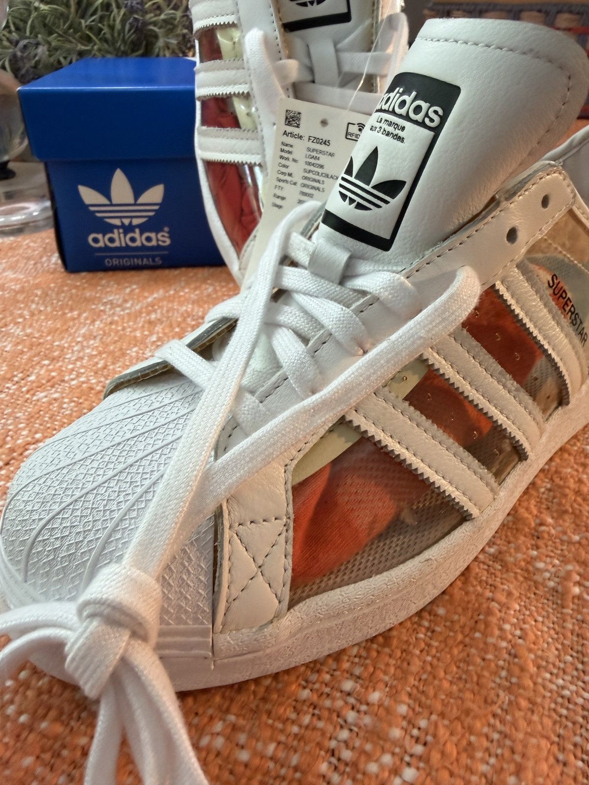 Adidas Clear! Adidas Superstar New size 9 Samples Size US 9 / EU 42 - 6 Thumbnail