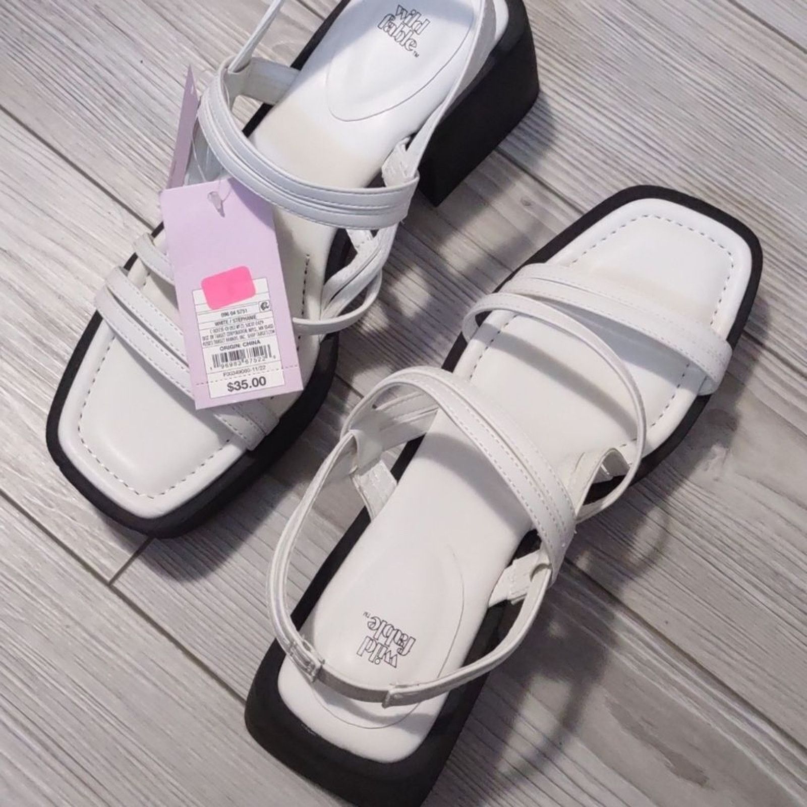 Other (71-3196) Womens Wild fable Sandals Sz 9 Size US 9 / IT 39 - 6 Thumbnail