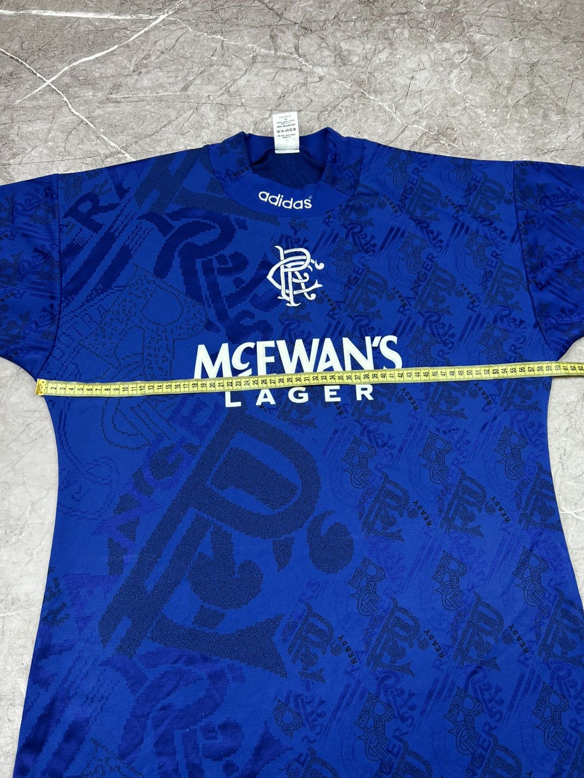 Adidas Vintage Adidas Rangers 1994-96 Home Jersey Size Xl Size US XL / EU 56 / 4 - 11 Thumbnail