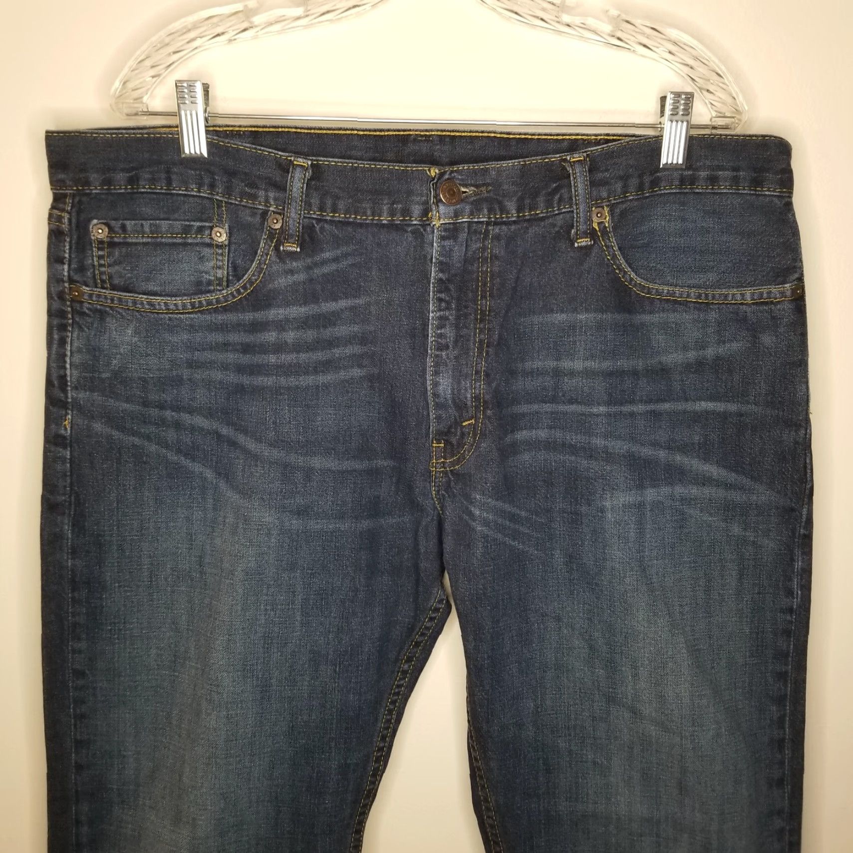 Levi's LEVI'S 514 Straight Jeans Men's Regular Blue Size 40x29 Size US 40 / EU 56 - 2 Thumbnail
