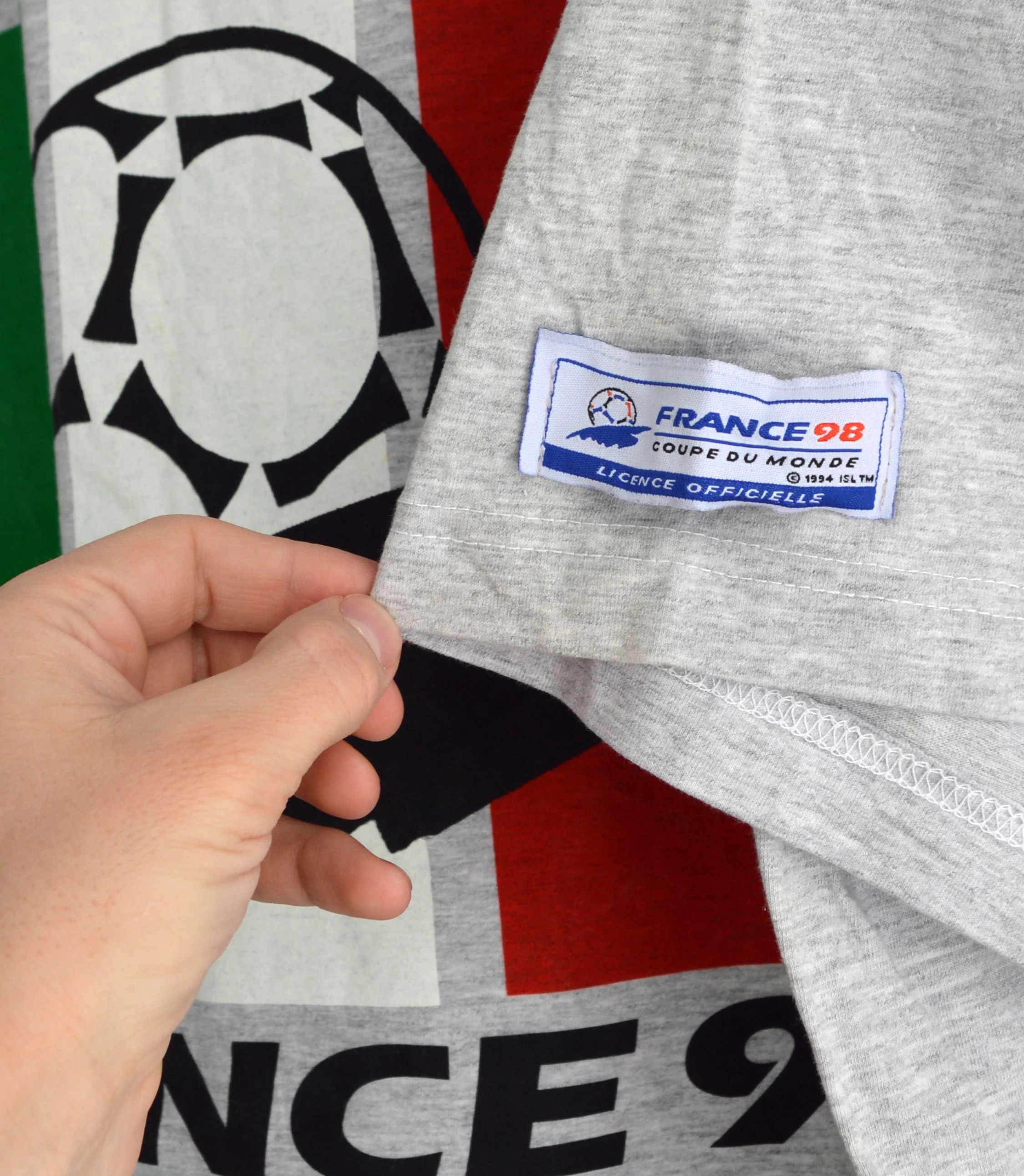 Adidas Vintage France 98 Coupe Du Monde t shirt Size US L / EU 52-54 / 3 - 5 Thumbnail