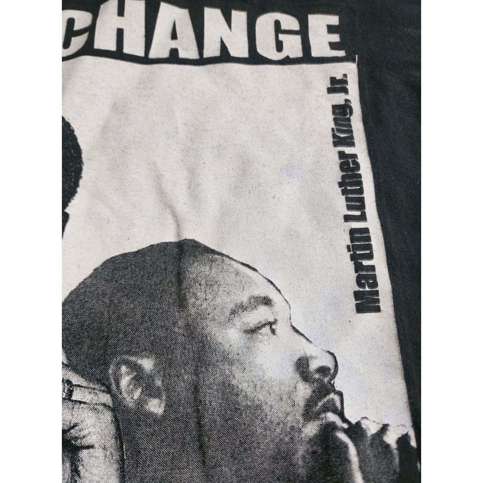 Nike Nike Barack Obama MLK The Change Dream Double-Sided 90s Political T Shirt XL Mens Black 2008 Size US XL / EU 56 / 4 - 6 Thumbnail