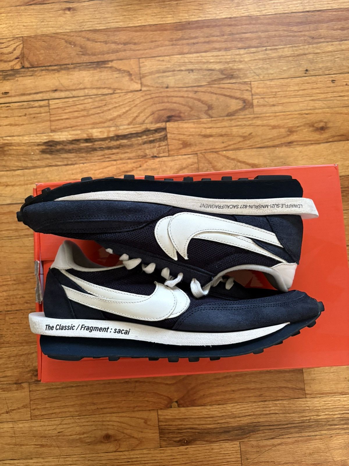 Nike sacai x Fragment Navy blue