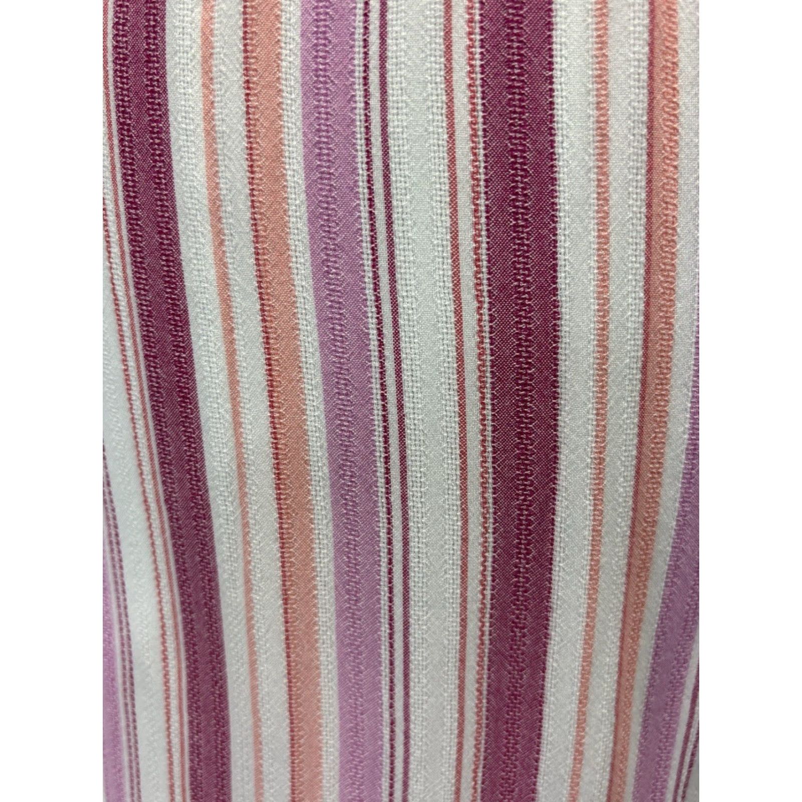 Loft VINTAGE LOFT Tiered Midi Dress Women’s Small Pink Striped Sleeveless Casual Summer Size S / US 4 / IT 40 - 6 Thumbnail