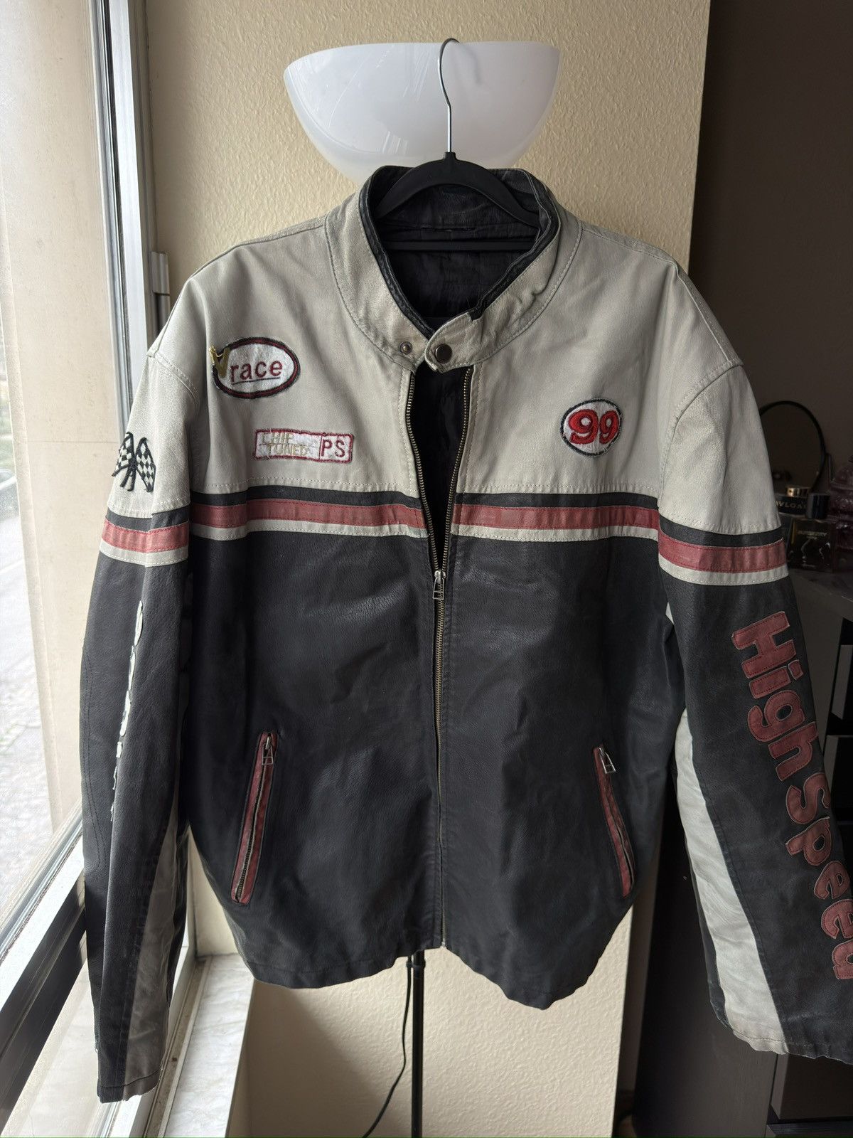Vintage Racing vintage leather jacket Size US M / EU 48-50 / 2 - 6 Thumbnail
