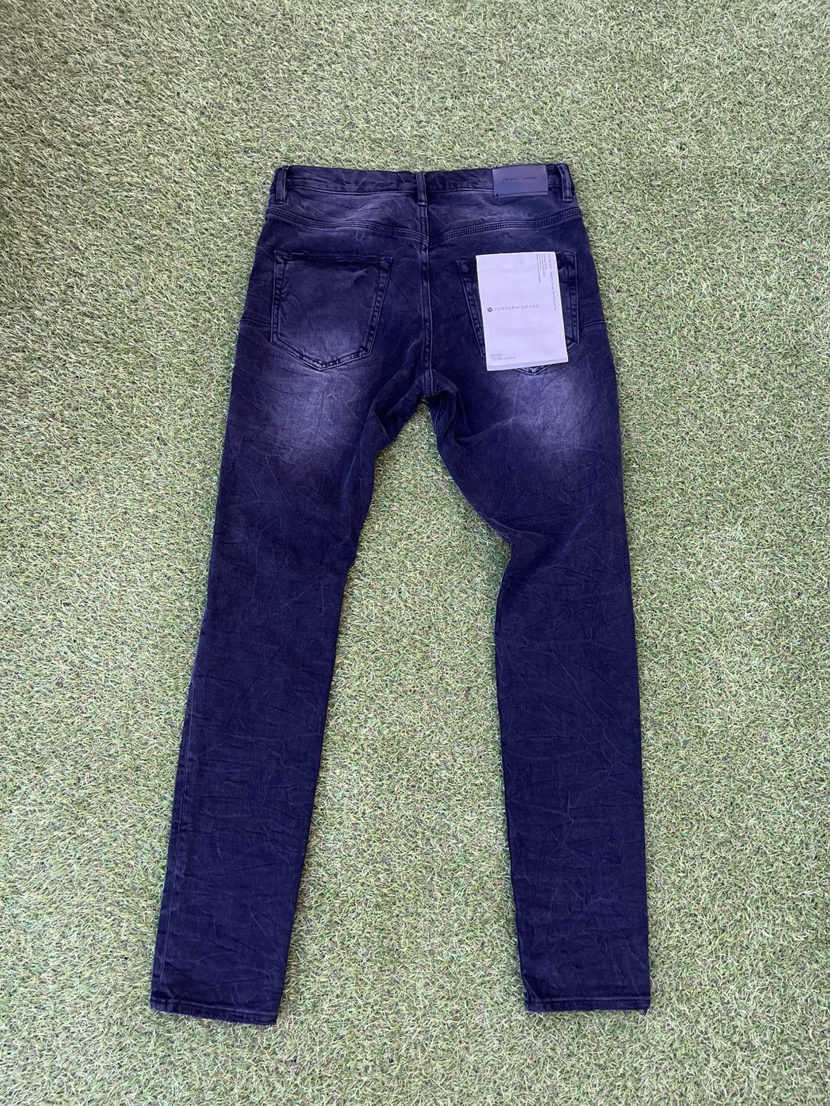 Purple Brand P002 Black Wash Blowout Purple Jeans Size US 30 / EU 46 - 2 Thumbnail