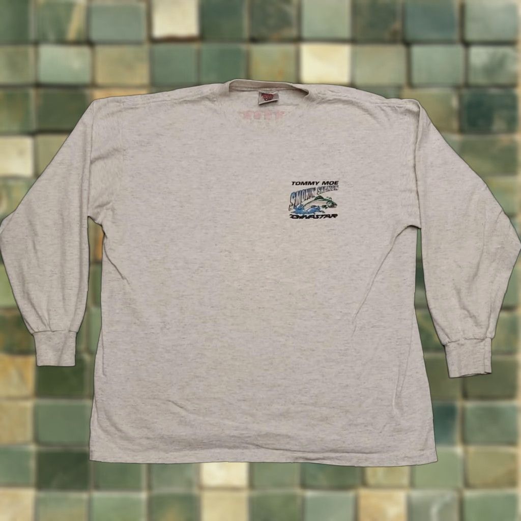 Vintage VINTAGE Tommy Moe Shirt Mens XL Olympic Games Dynastar Smokin Salmon 90s USA Shirt Size US XL / EU 56 / 4 - 1 Thumbnail