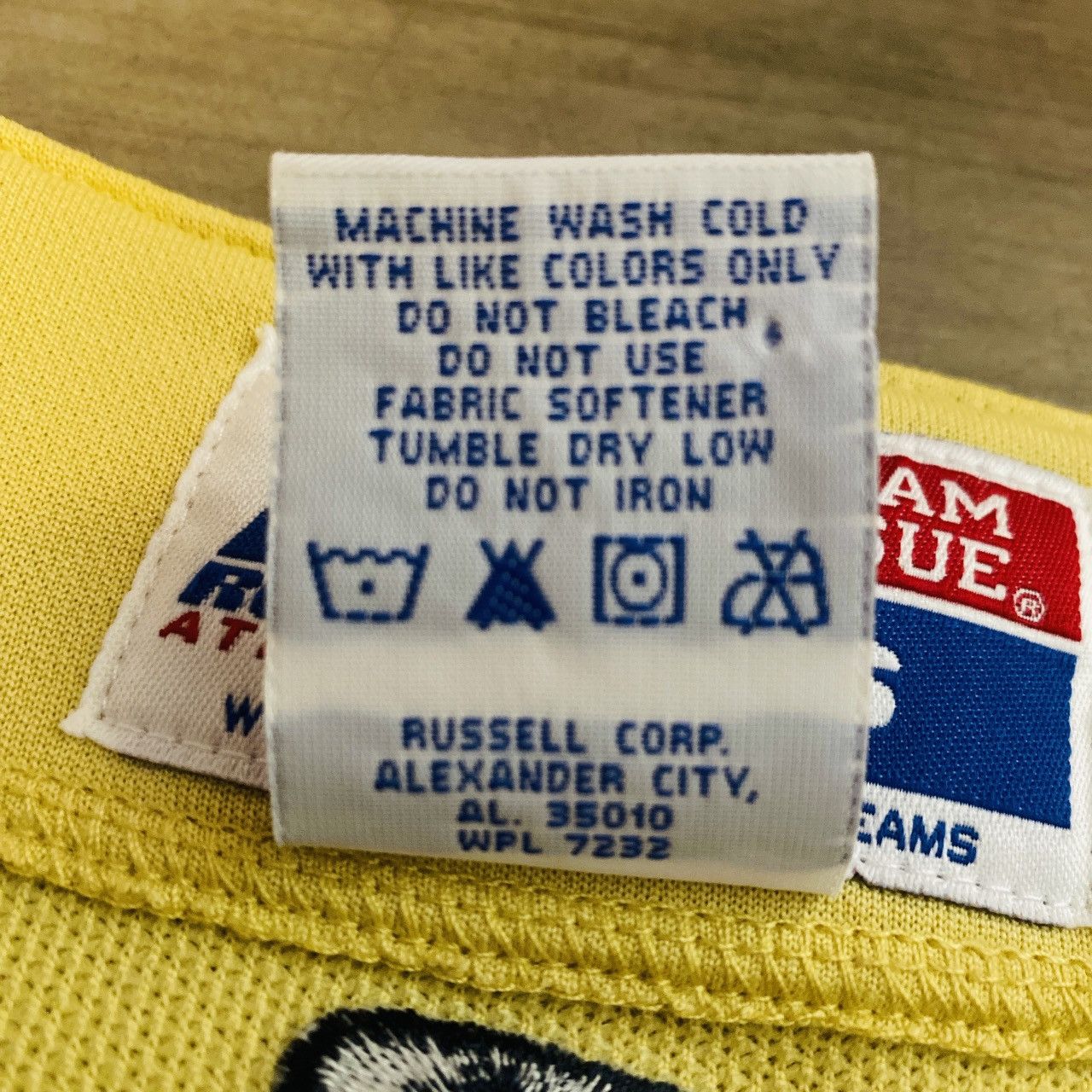 Russell Athletic VINTAGE Russell Athletic Baseball Jersey Georgia Tech Size US S / EU 44-46 / 1 - 6 Thumbnail