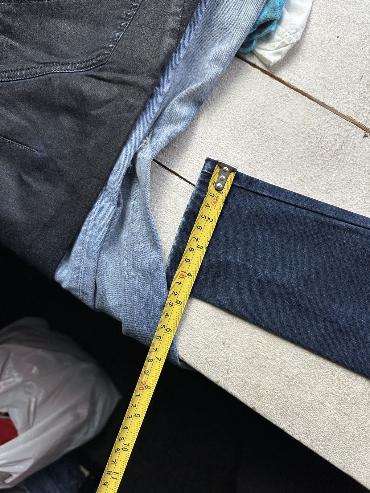Diesel 🚨 DIESEL AVANT GARDE GOTHIC WOMEN JEANS LOGO IFSIXWASNINE Size 24" / US 00 / IT 34 - 18 Thumbnail