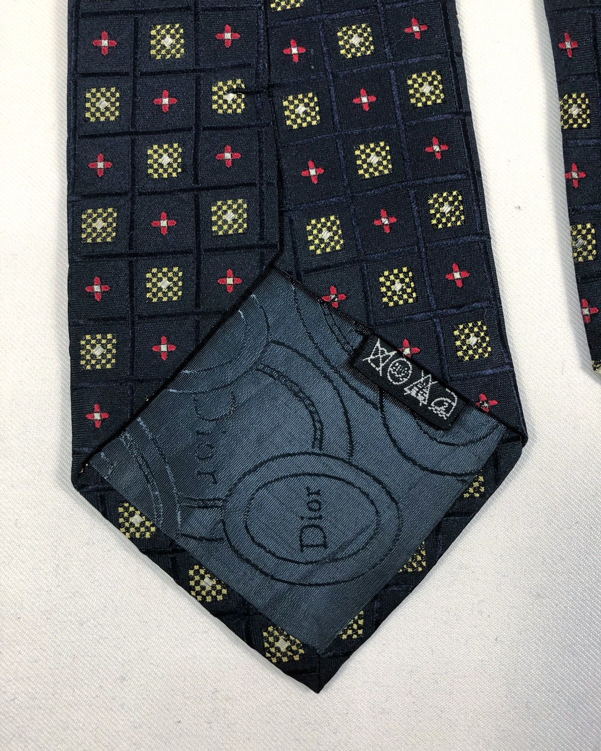 Christian Dior Monsieur Rare Vintage Christian Dior Monsieur Silk Tie Size ONE SIZE - 8 Thumbnail