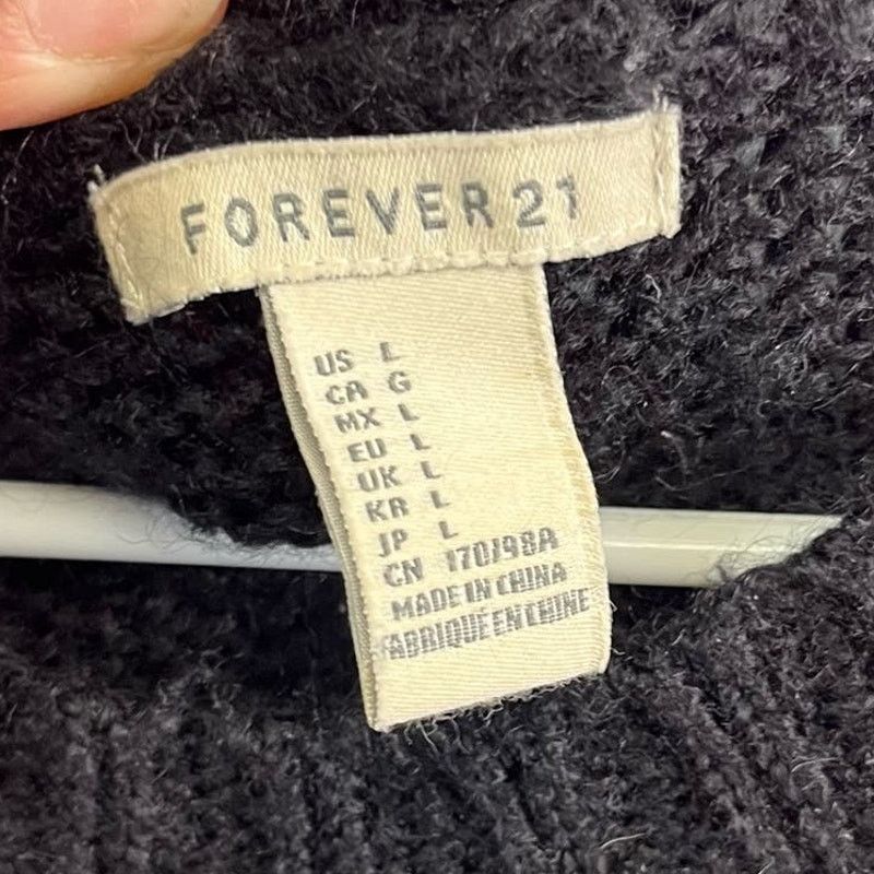 Forever 21 Forever 21 Knit Sweater Number 5 Sport Rugby Preppy Large Size L / US 10 / IT 46 - 3 Thumbnail