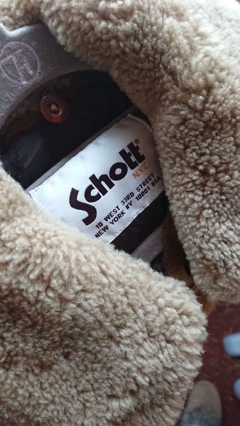 Schott Suede leather coat