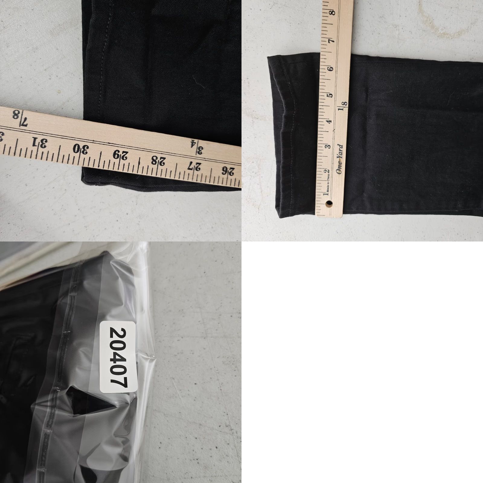Allsaints AllSaints Pants Mens Slim Chino 30x30 Black Cotton Stretch Skinny Fit casual casual Travel 30 in Black Mens Pants Size US 30 / EU 46 - 9 Thumbnail