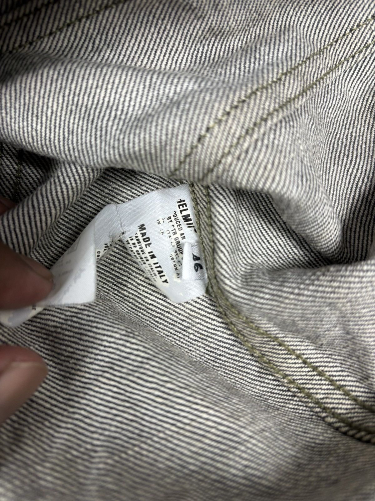 Helmut Lang Vintage 90’s Helmut Lang Trucker Denim Jacket. J0147 Size US M / EU 48-50 / 2 - 7 Thumbnail
