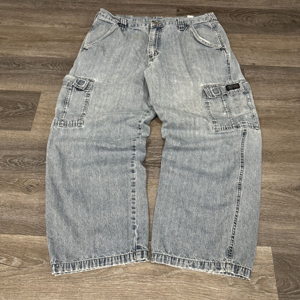 Vintage × Wrangler Vintage 90s wrangler baggy cargo skater jeans Size US 36 / EU 52 - 2 Thumbnail